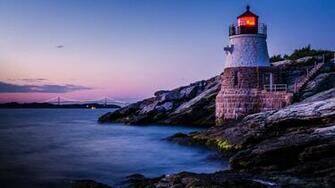 Castle Hill Lighthouse Newport Rhode Island Usa Windows