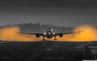 Airbus A350 4k HD Desktop Wallpaper For Ultra Tv Wide