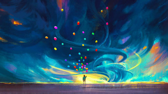 Flying Balloons 3lfrbnd1vc0zdqx7 Wallpaper