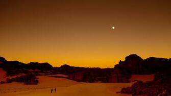 Sunset In Tassili Algeria 5k Wallpaper HD City 4k