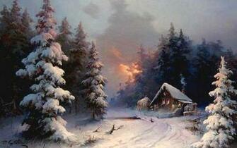 Log Cabin Wallpaper