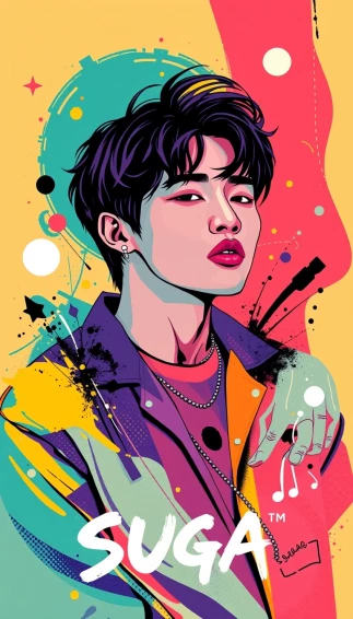 Bts Suga Phone Wallpaper