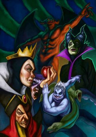 Disney Villains By Deputee