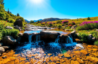 Mountain Spring Wallpaper