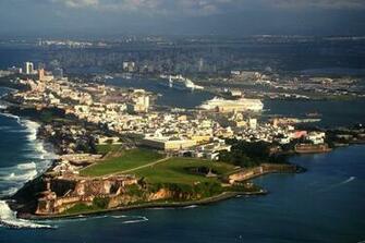 El Morro Puerto Rico Arial Picture Photo