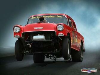 Chevy Drag Car Powerrrrr