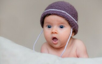 Cute Boy Says Wow Wallpaper
