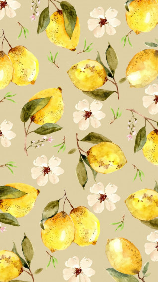 Vintage Yellow Background Wallpaper