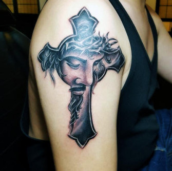 Jesus Cross Tattoo By Hassified Daadtjl Full Wallpaper