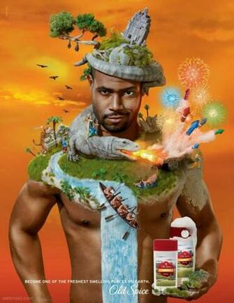 Ads Photo Manipulation Old Spice