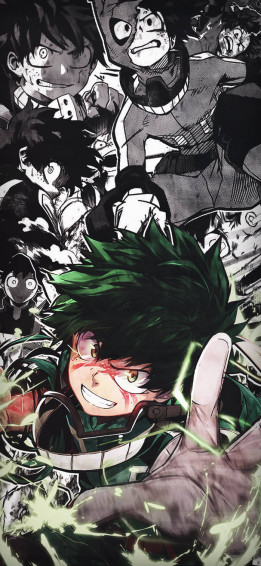 Mobile Wallpaper Izuku Midoriya Mha By Maruueu
