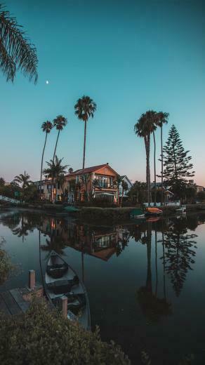Beautiful Los Angeles iPhone X Wallpaper Preppy