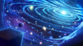 Galaxy Blue Aesthetic Wallpaper