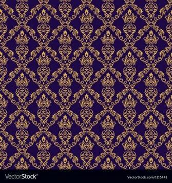 Purple Damask Wallpaper Smart