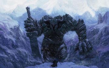 Frost Giant Warriors Wallpaper Fantasy Art Warrior