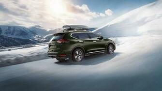 Nissan Rogue Black Color On Snow 4k HD Wallpaper