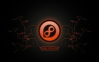 Fedora Linux Electric Wallpaper