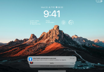 This Is My Concept For iPados Lock Screen What Do You Think