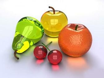 Wallpaper Glass Apple