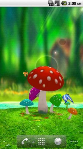 Beautiful 3d Mushroom Garden Live Wallpaper If You Like This