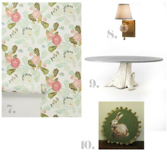 Anthropologie Watercolor Peony Wallpaper