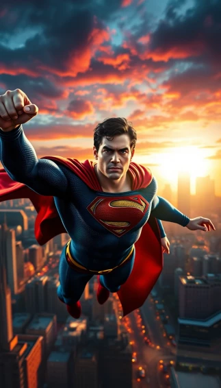 4k Superman Phone Wallpaper