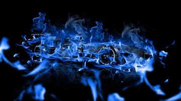 Cool Blue 8k Wallpaper Top Background