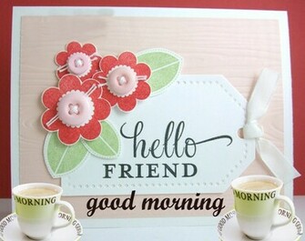 Good Morning Friends HD Wallpaper