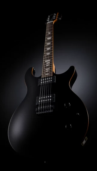 Guitar Black Background