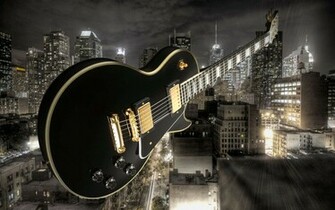 Les Paul In The City Wallpaper Nice