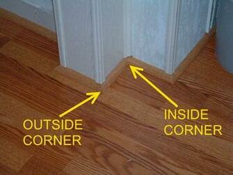 Flexible Round Moulding Laminate Flooring Installed