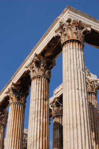 Ancient Architecture Building Greece Greek Temple Of Olympian