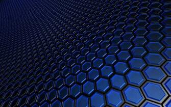Blue Honeycomb Wallpaper