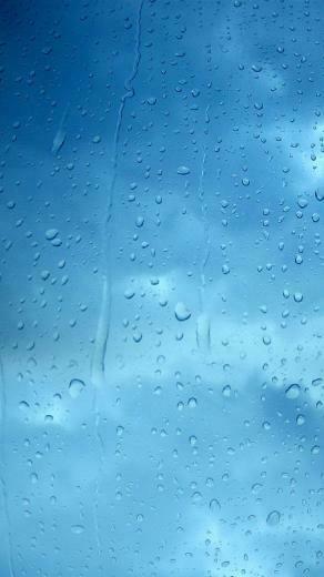 Blue Water Droplets iPhone 5s Wallpaper