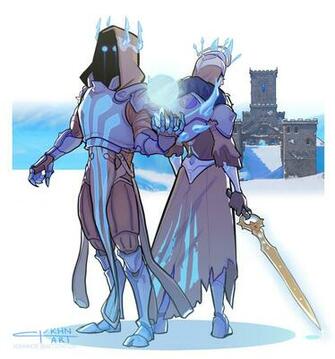 Ice King And Queen Fortnite Concept Art By Claudia Tomasi