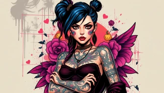 Tattoo Girl Wallpaper