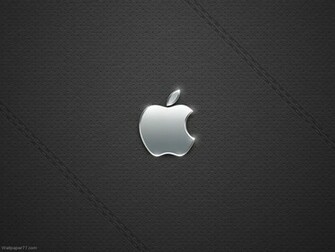 Apple Leather Logo Pixels Wallpaper Tagged