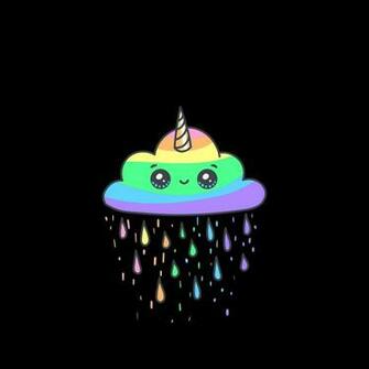 Wallpaper Cloud Unicorn Rainbow Cute
