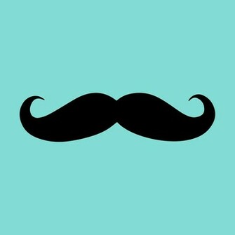 Blue Mustache Wallpaper Easter Art