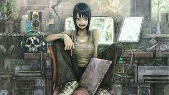 Anime Girls Geek Imperdibili Sfondi Per Il Desktop Gratis