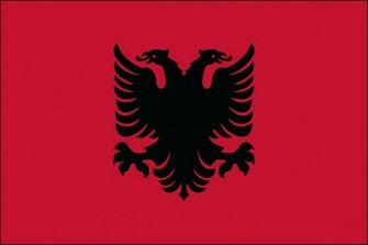 Albanian Albania Flag Image