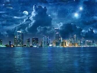 Wallpaper HD City Lights And Buildings