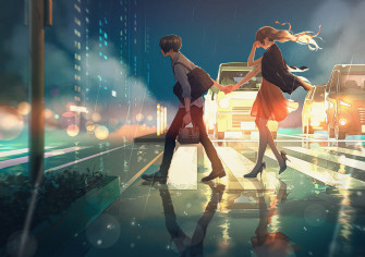 Anime Couple 4k Ultra HD Wallpaper By K