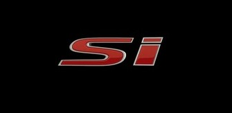 Displaying Image For Red Honda Si Logo