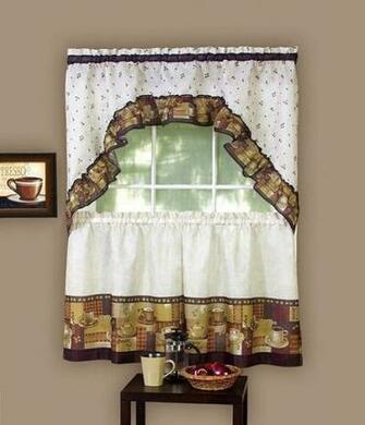 Room With Espresso Coffee Window Curtains These Charming Curtain Sets