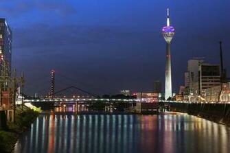 HD Wallpaper Germany D Sseldorf Rheinturm Luxury Tower