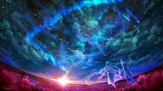 Under The Starry Sky Full HD Wallpaper And Background