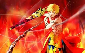 Gilgamesh Fate Stay Night Chain Weapon Male Anime HD Wallpaper Desktop