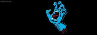 Skateboarding Logo Mouth Hand Wallpaper