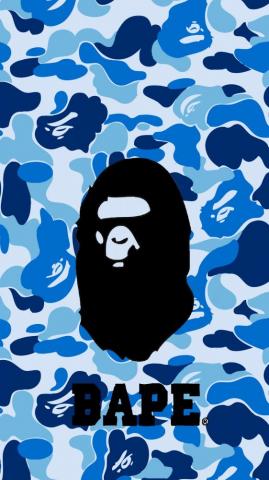 Bape Blue Wallpaper Ios Kecbio For Your